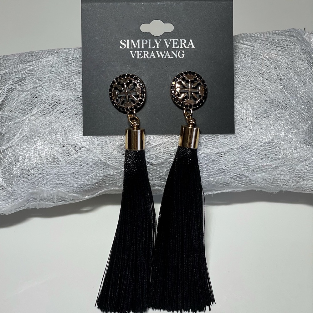 Vera Wang Tassel Earrings